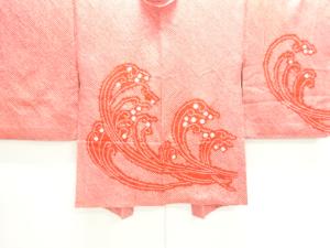 本総絞り　波模様絵羽織